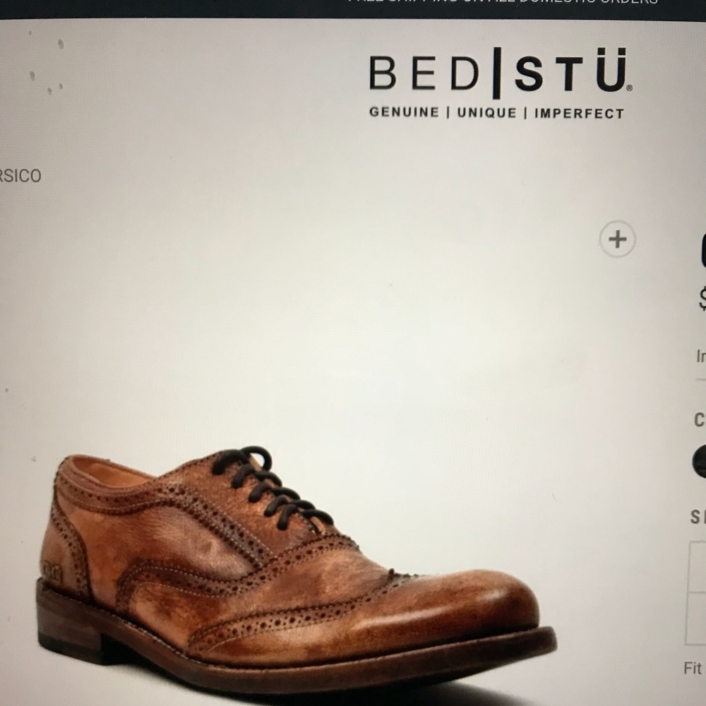 Genuine leather shoes. Never worn. Size 9